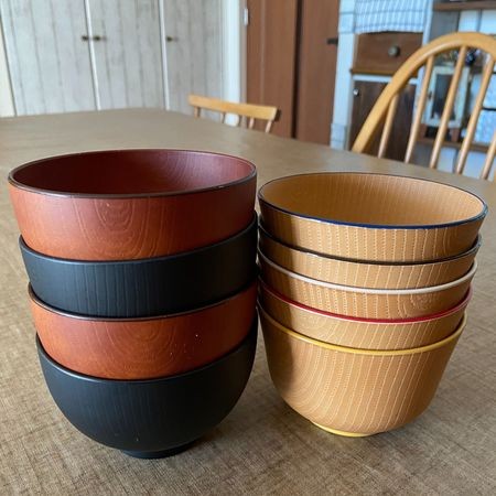 セリアで発見 カラフル高見え汁椀