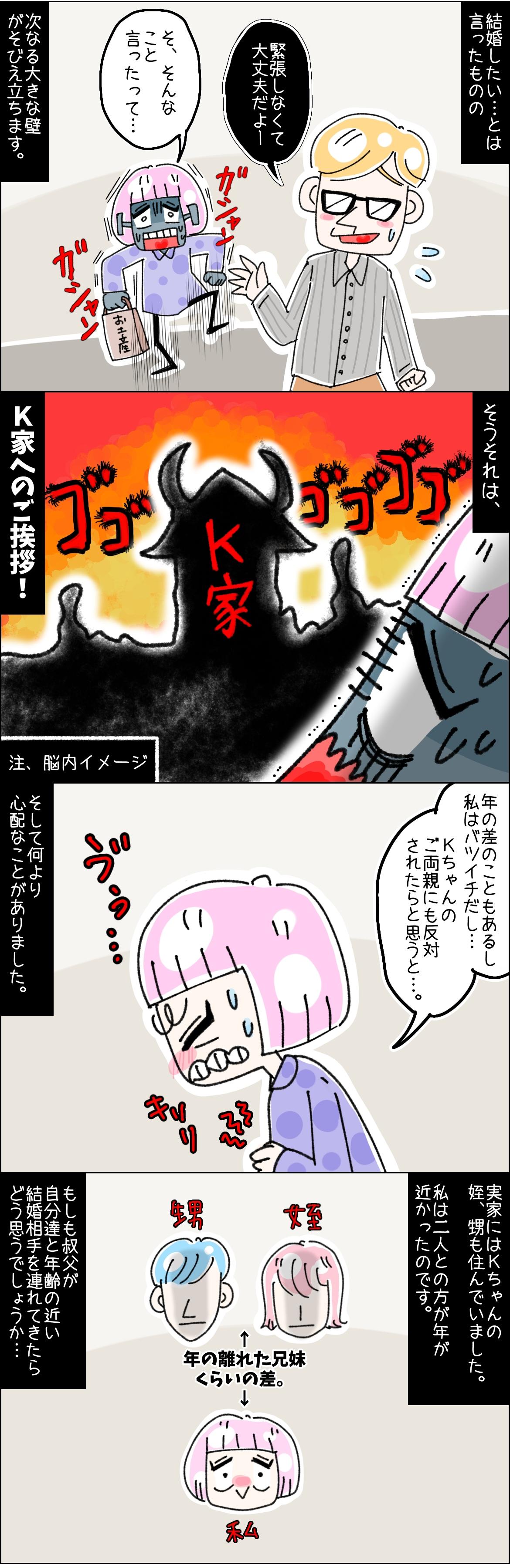 嫁は姪っ子達と同世代 新たな壁 義両親へのご挨拶 バツ恋漫画vol Charmmy