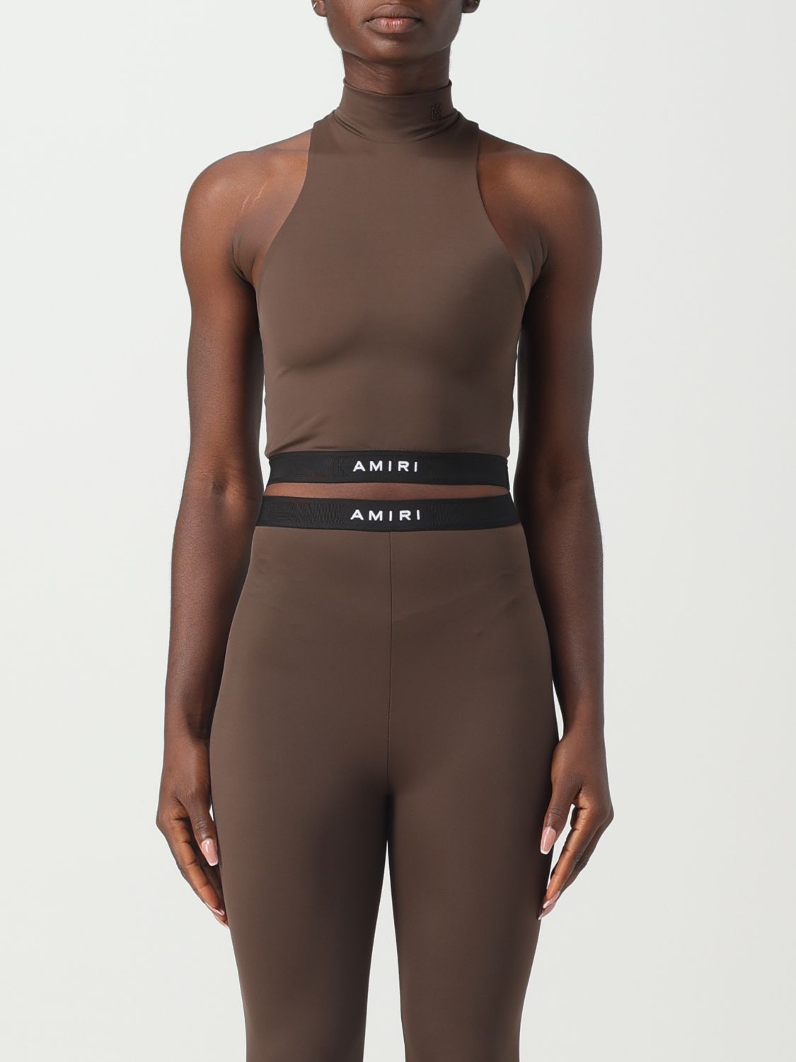 Top AMIRI Woman colour Brown