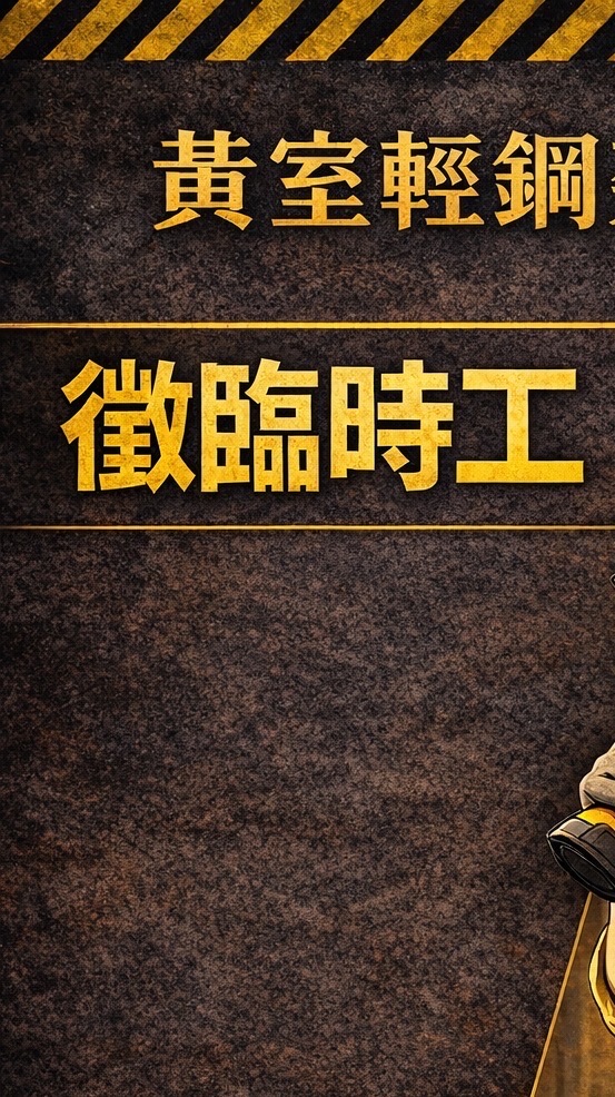 黃室輕鋼架｜（臨時工）（半技）（師傅）臨時接案群