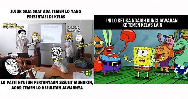 Meme Lucu Arti Penting Teman Di Sekolah Ini Bikin Tersenyum