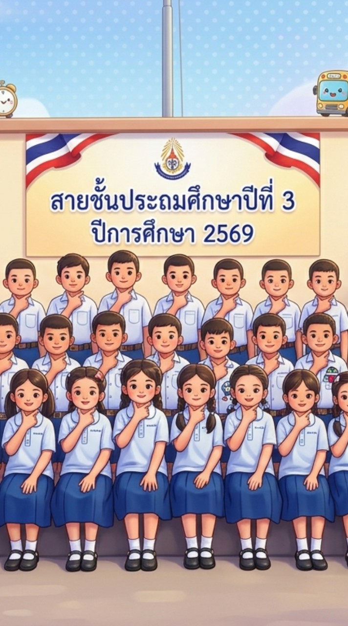 สายชั้น ป.3 ปีการศึกษา 2569 รร.ท.ลบ.1