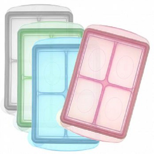 品號5800150200028-2不含雙酚A，材質安全，冰箱內好收納不佔空間，而且最棒的是專利按押式設計，可以輕鬆的把分裝格中的食物取出料理調味，或加熱食用哦!使用方法：食物結冰後，掀蓋後將分裝盒四角