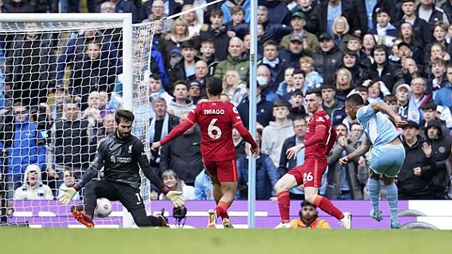 FOTO: Liverpool Tahan Imbang Manchester City pada Lanjutan Liga Inggris