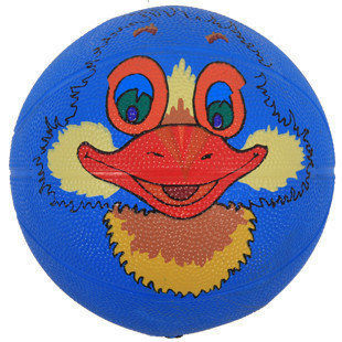 1號兒童籃球6030多色 小白兔 黃小鴨 卡通