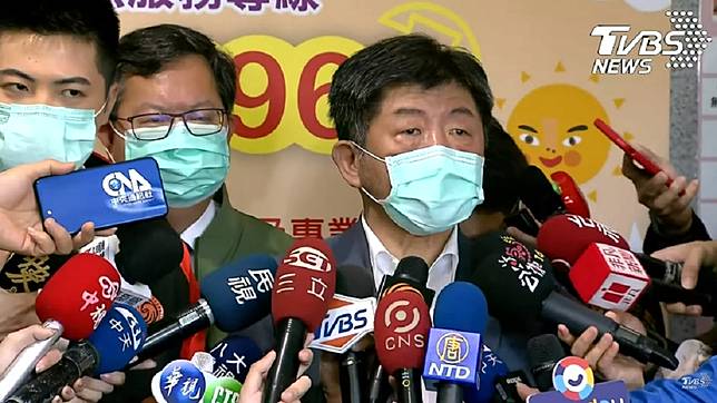 陳時中視察署立桃園醫院。(圖／TVBS)