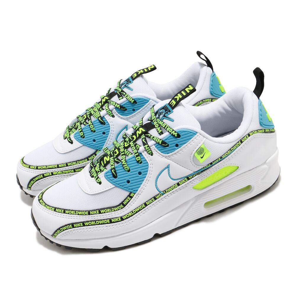 流行休閒鞋品牌:NIKE型號:CZ6419-100品名:Air Max 90配色:白色,黃色