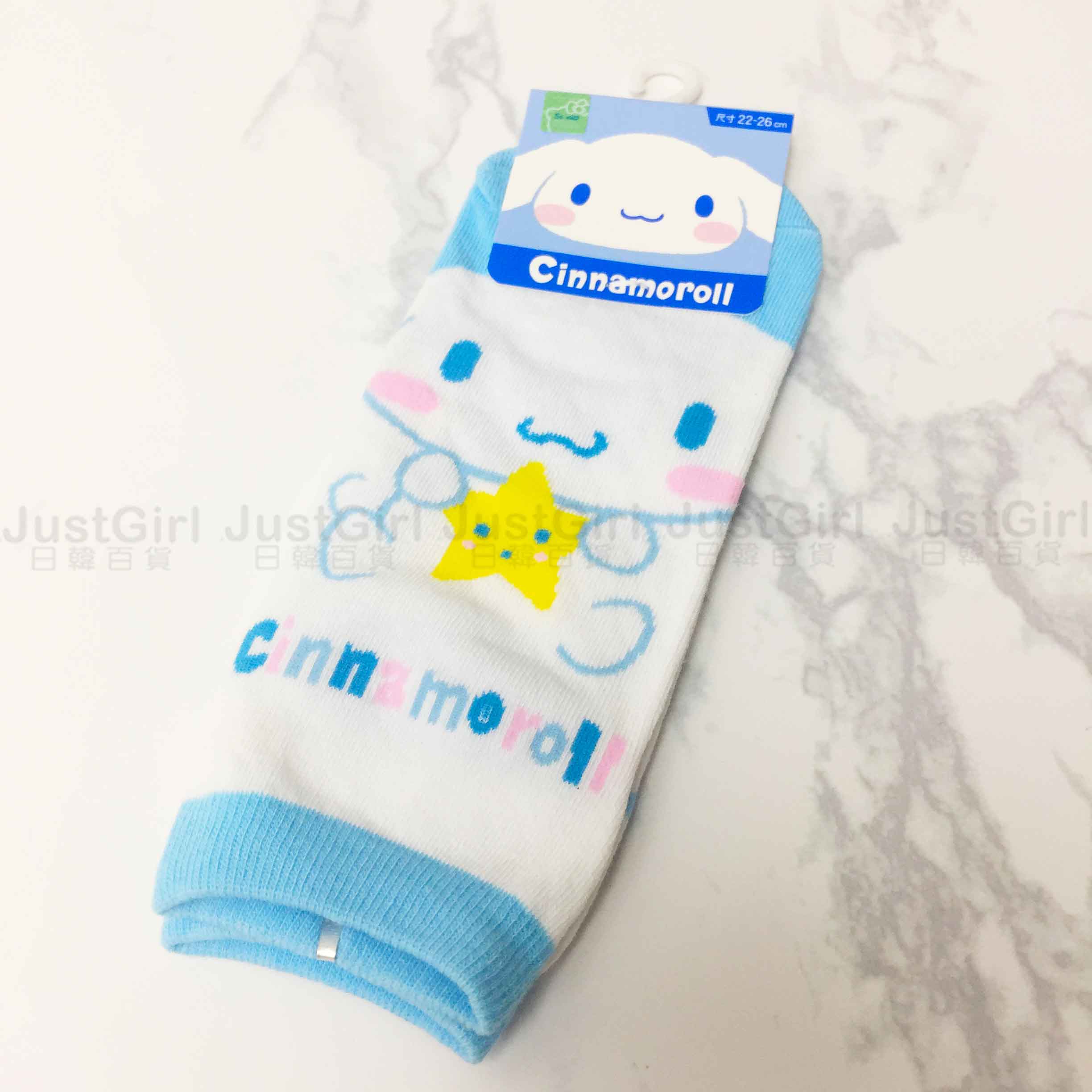 襪子 三麗鷗 HELLO KITTY 美樂蒂 雙子星 大耳狗 布丁狗 大眼蛙 酷企鵝 22-26cm 正版授權​​