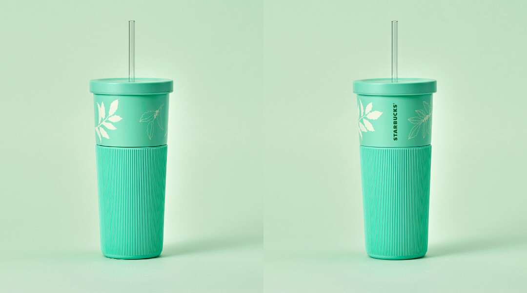 星巴克矽膠套不鏽鋼TOGO冷水杯，售價1280元