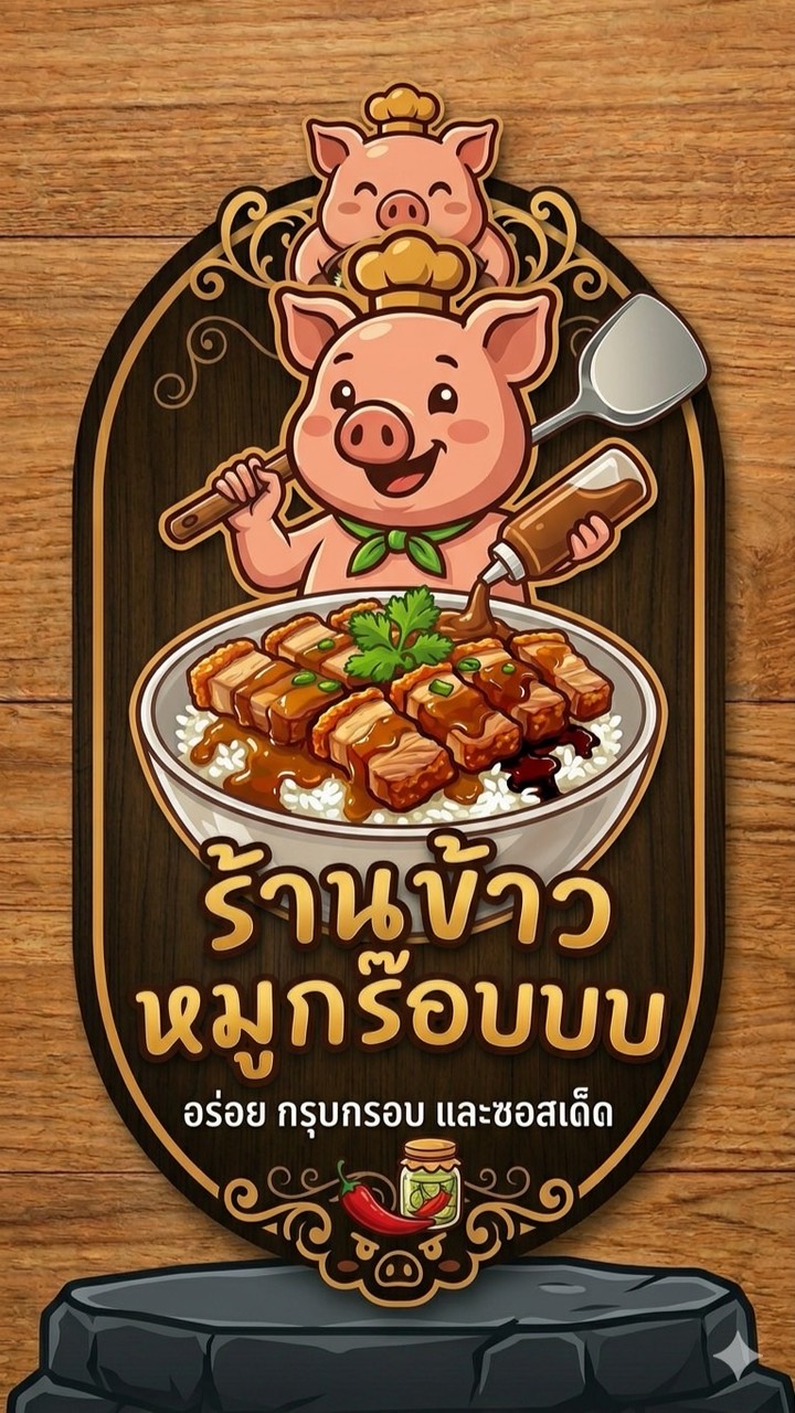 ร้านข้าวหมูกรอบ🐷