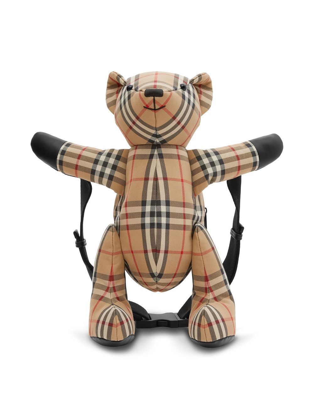 Burberry Kids - Exaggerated Check Thomas Bear belt bag - kids - Cotton - One Size - Neutrals