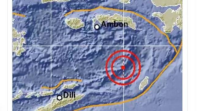 Gempa Bumi Terkini M5 4 Di Laut Maluku Tak Berpotensi Tsunami Inews Id Line Today