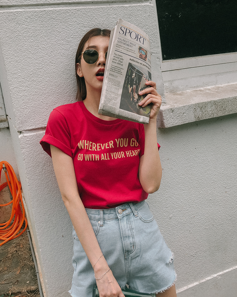 MERCCI22+隨心所欲字母上衣