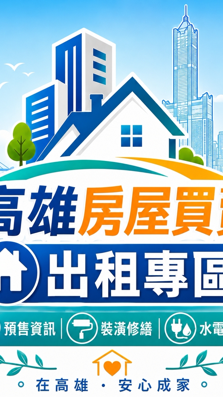 高雄房地產買賣|租賃|預售潛銷資訊|居家裝潢修繕|討論