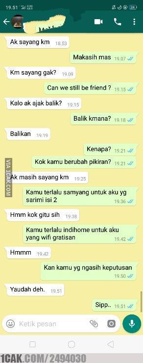 11 Chat Lucu Cara Ngajak Balikan Mantan Ini Mengundang Senyum Brilio Net Line Today