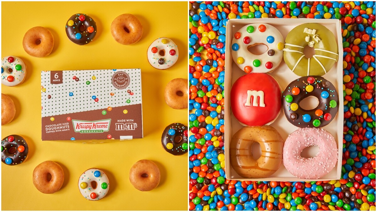 Krispy Kreme x M&amp;amp;amp;amp;M’s：夢幻糖霜絕配！全新聯名甜甜圈即將登場！