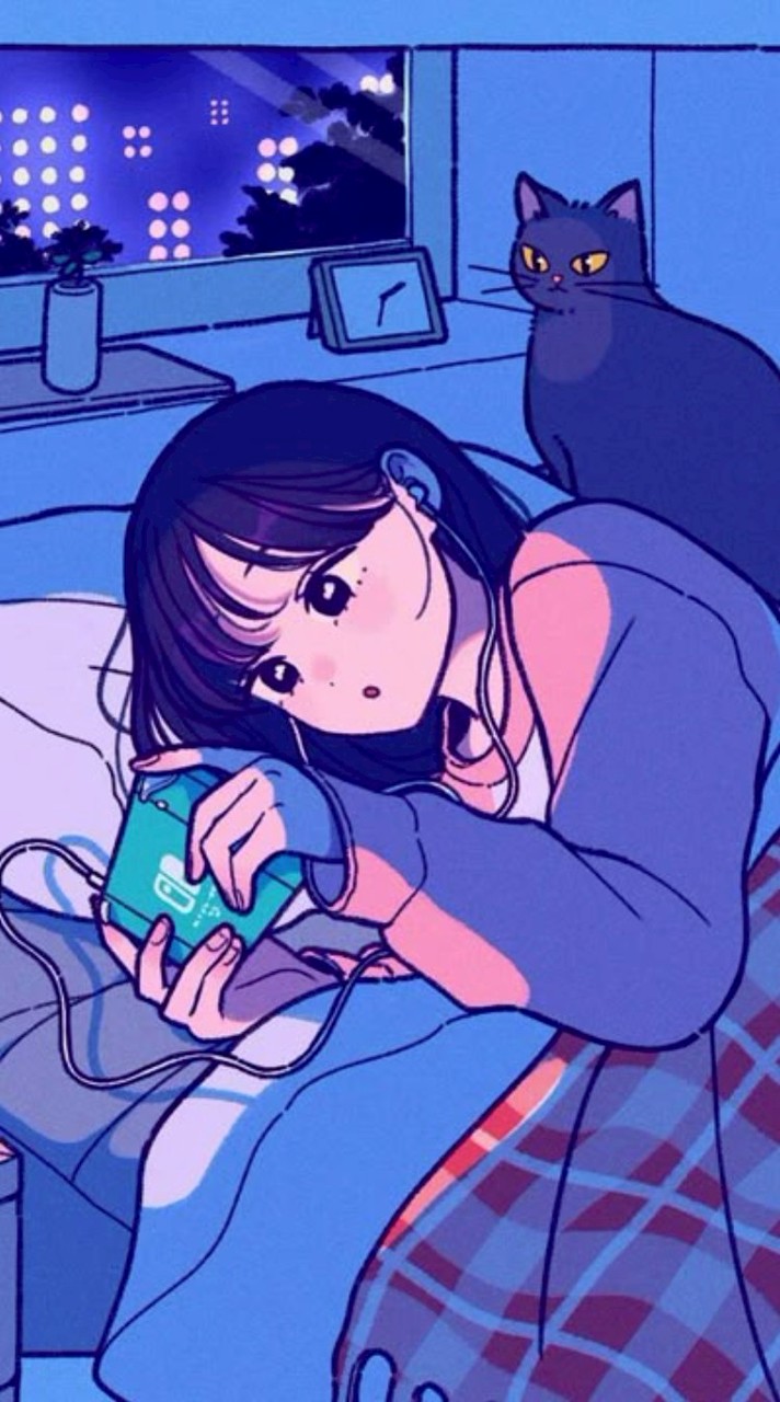 夜、ひまなひと