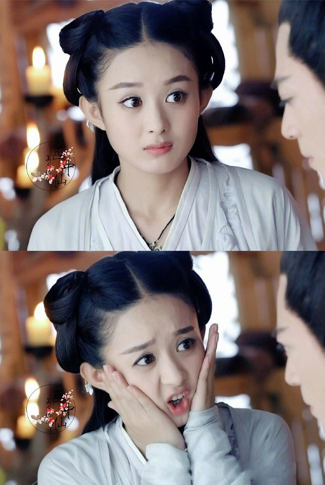 古裝劇同款「婢女頭」造型2：趙麗穎 飾演《花千骨》花千骨