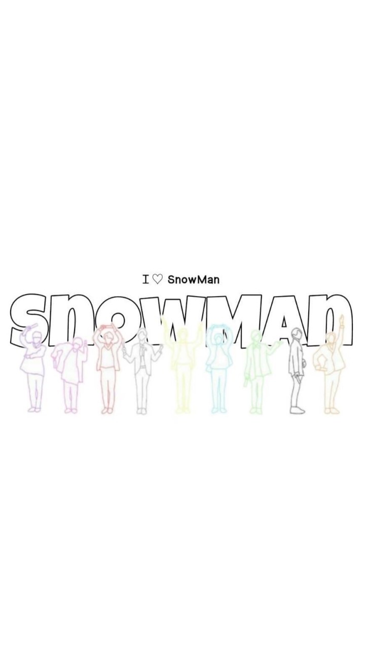 SnowManのカレンダー、壁紙製作所‼︎🧡🖤💛❤️🩷💚💙💜🤍