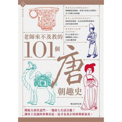 穿越時空回到大唐，那是最繁榮昌盛的朝代，一本書讀懂唐人的生活百態！關於唐朝的趣味問答都在這兒。「燒尾宴」唐人升官慶功辦桌超豪華，五十八道各式奇珍異饌通通端上桌。「袒胸裝」古代女性就開始流行爆乳裝，袒胸