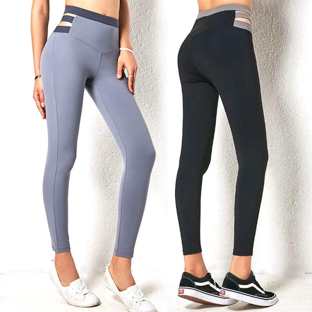 【lotus】小臀超彈力高腰修身瑜珈褲材 質：彈性纖維87% / 尼龍13%尺 碼：f顏 色：極光灰 / 星砂黑 (預購)商品貨號：ae901