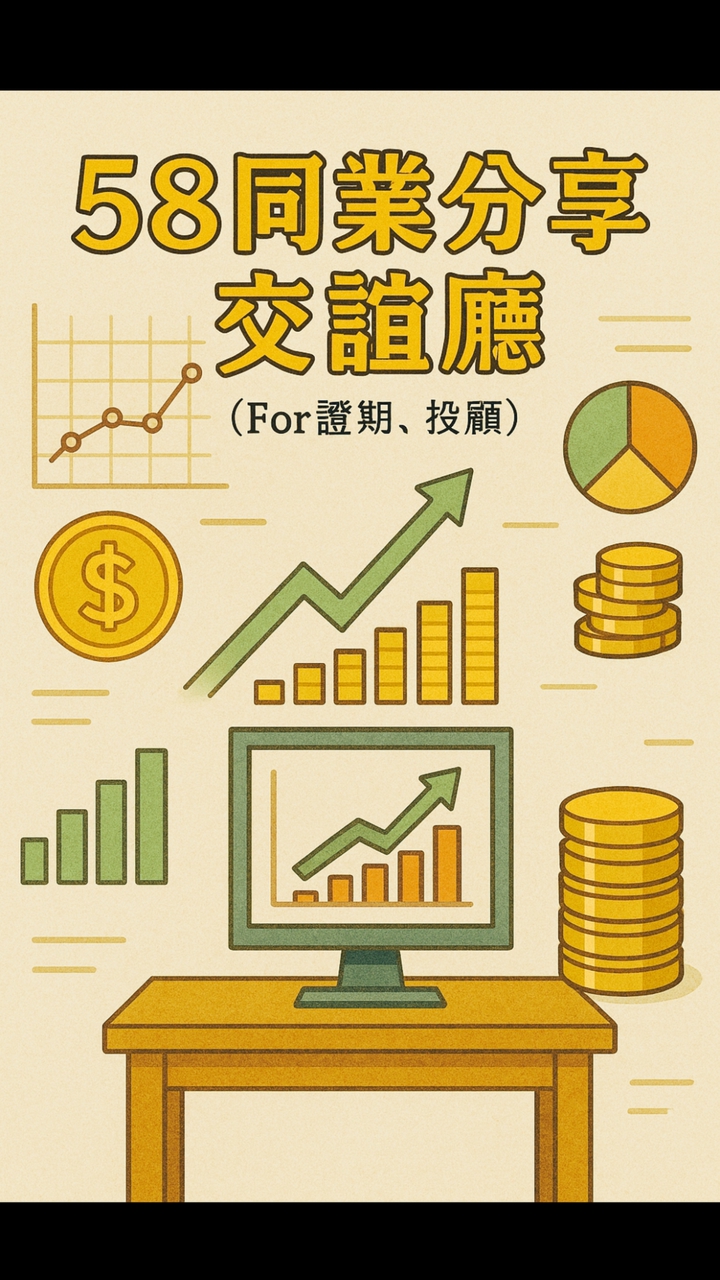 58同業分享交誼廳（For證期、投顧）