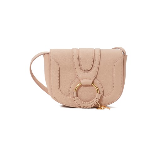 A miniature version of the iconic See by Chloé design, this leather Hana mini bag is available in a