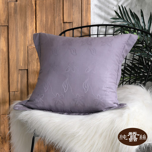 【岱妮蠶絲】純蠶絲抱枕(塔夫綢義大利緹花)