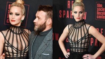 反擊批評！珍妮佛勞倫斯出席《紅雀》紐約首映會 清涼禮服性感度爆表！