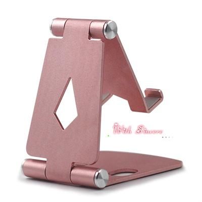 鋁合金懶人手機支架桌面通用主播直播快手抖音架子便攜卡片摺疊式