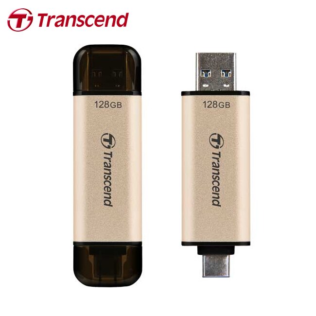創見 JF930C 128GB USB Type-A / Type-C OTG 隨身碟