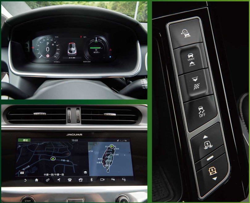 在沒有連接手機的情況下，中控車機的功能就相當齊全，可透過導航快速找到充電站。（圖／黃耀徵攝）