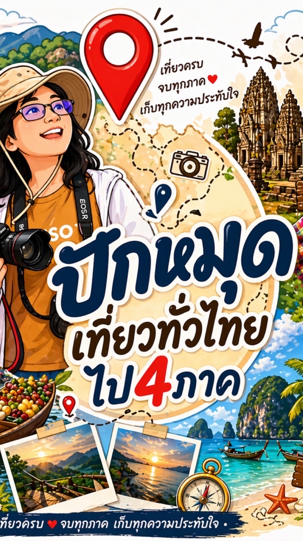 เพจ ปักหมุดเที่ยวทั่วไทยไป4ภาค