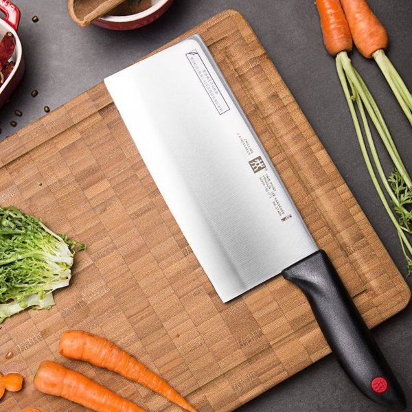 德國雙立人刀具Point紅點中片刀 廚房家用不銹鋼中式切片刀切菜刀
