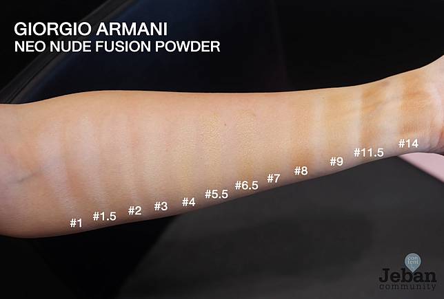 giorgio armani neo fusion powder shades