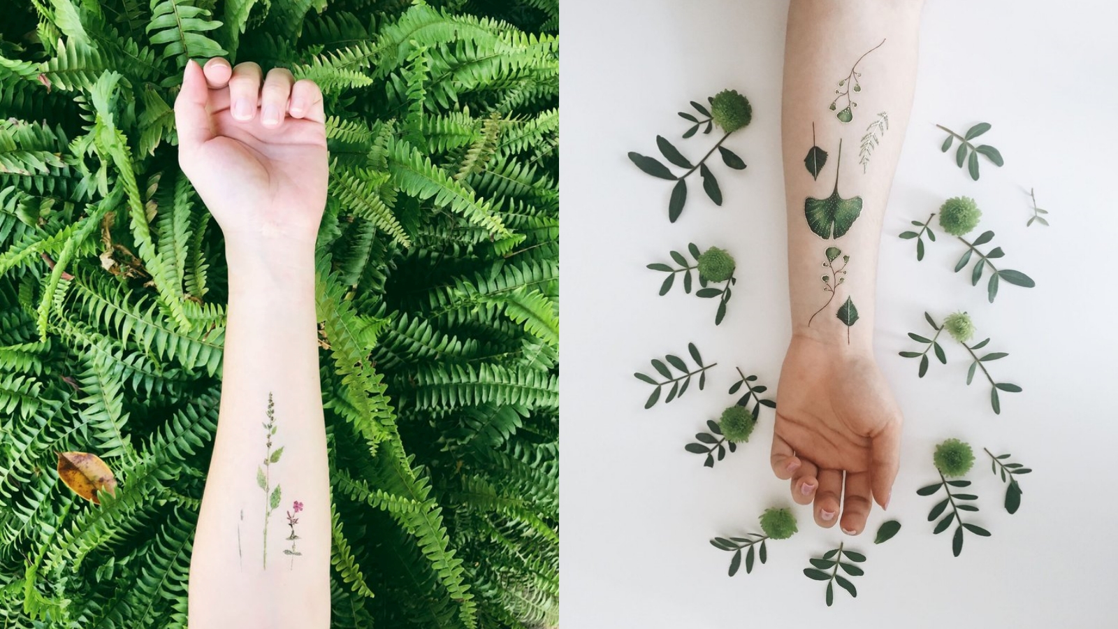 紋身貼紙推薦4：花草紋身貼紙