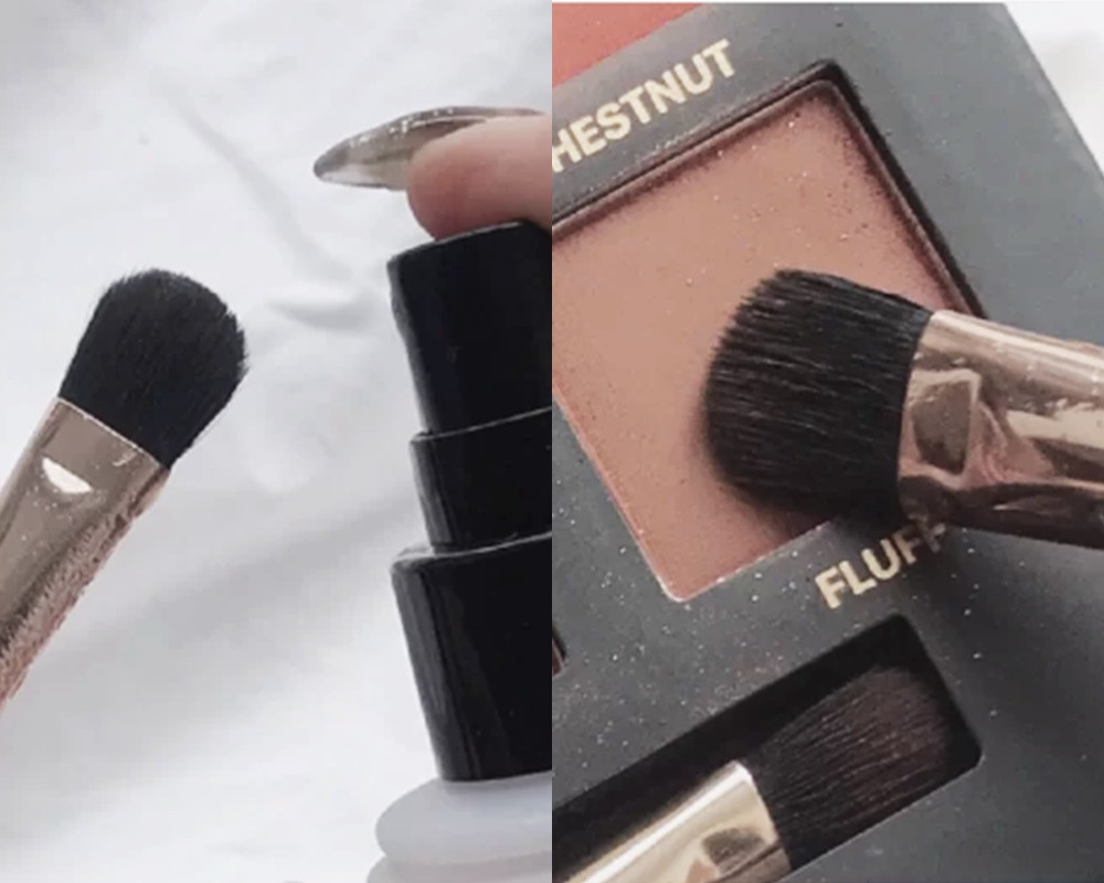 新手冷門實用化妝技巧3：飛粉眼影盤用法