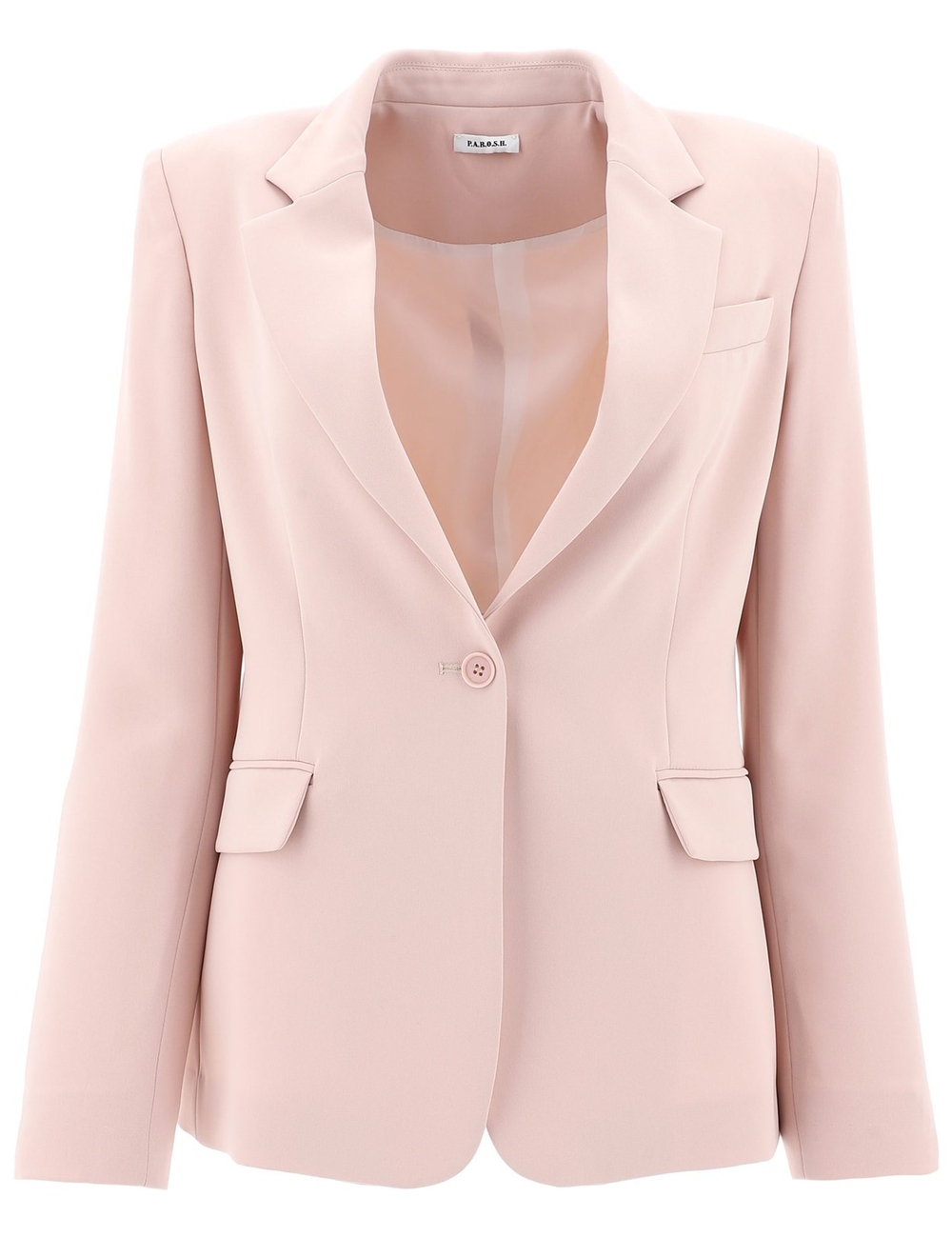 Season: SS2020 Color: PINK Made In: Italy Category: CLOTHING Sub Category: BLAZER POLYESTER: 100%