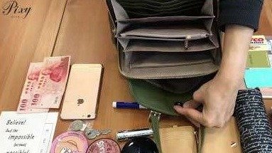 超展開大收納空間包包 | Pixy多夾層小手提包