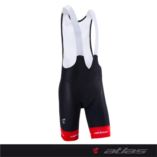 【亞特力士ATLAS】五分透氣吊帶褲(五代) 30℃~38℃ HJ-7800(紅)