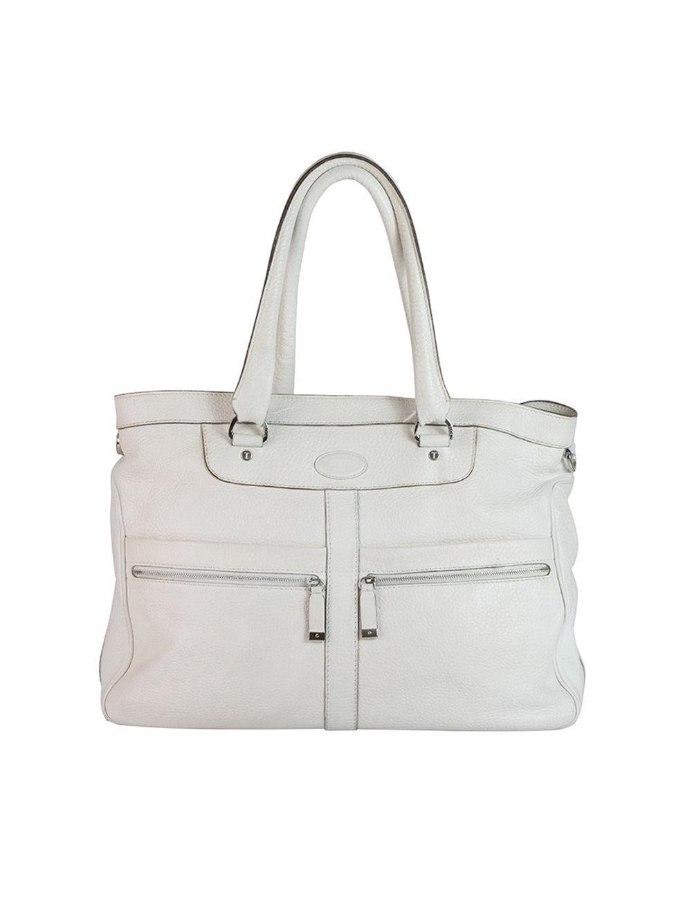 條件：9/10外部皮革乾淨美麗。硬件保持明亮清潔。內部很乾淨，所以總體來說狀況很好。有一些輕微的轉角磨損。特徵：設計師：Tods材質：荔枝紋皮產地：意大利尺寸：長度：尺寸：長度：42厘米，寬度：16厘