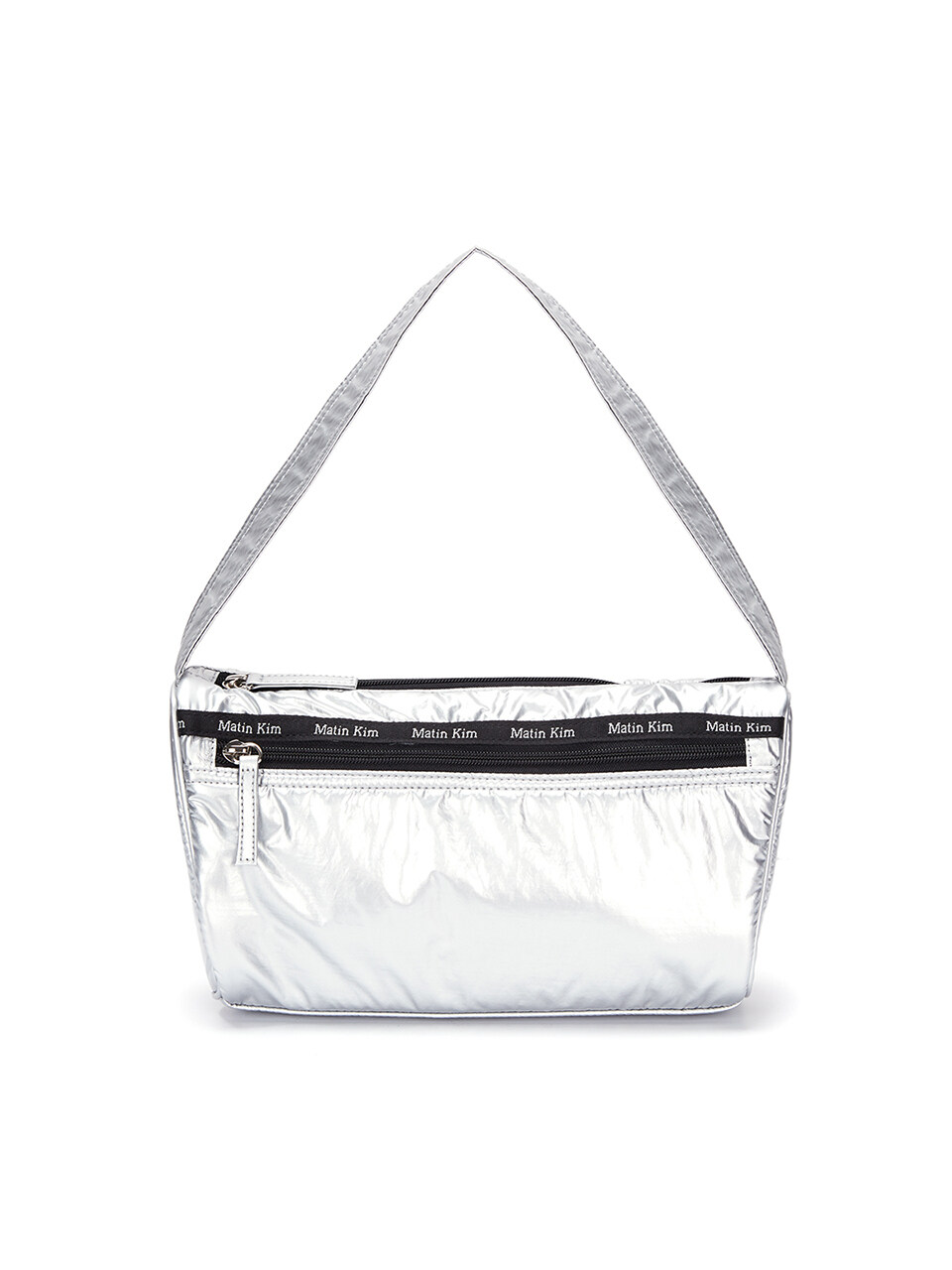 Matin Kim Glossy Tote Bag_Silver