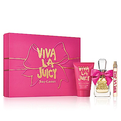 Juicy Couture Viva La Juicy女性淡香精香氛禮盒(淡香精50ml+