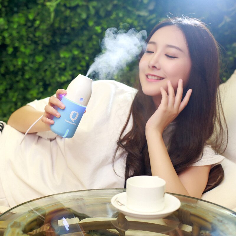 usb空氣迷你加濕器家用靜音臥室孕婦嬰兒車載辦公室補水噴霧便攜1入