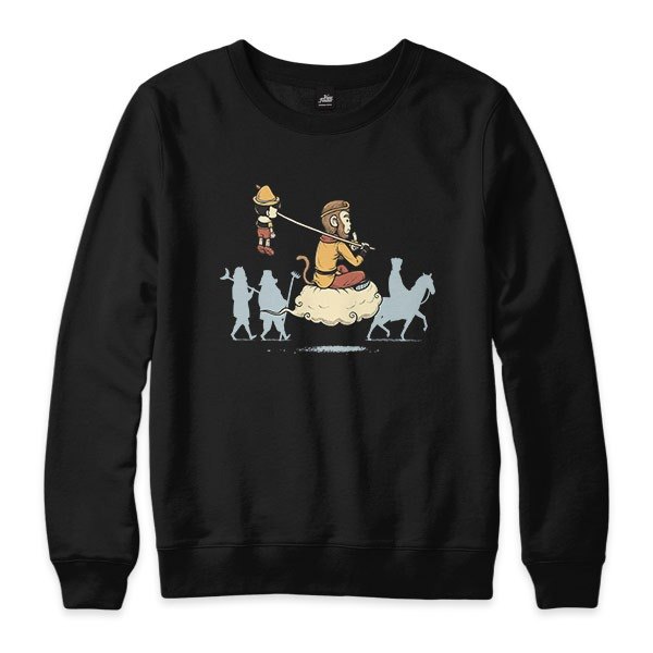 話說小木偶說謊成性，被仙女放逐到中國學習倫理道德，誰知翹課蹓躂之際，長鼻絆倒正前往西方取經的唐僧，老孫見其鼻伸長縮短之神力有如金箍棒，決定將小木偶制伏變成個人的新神器 … 【關於藝術家】BEN 擅長使