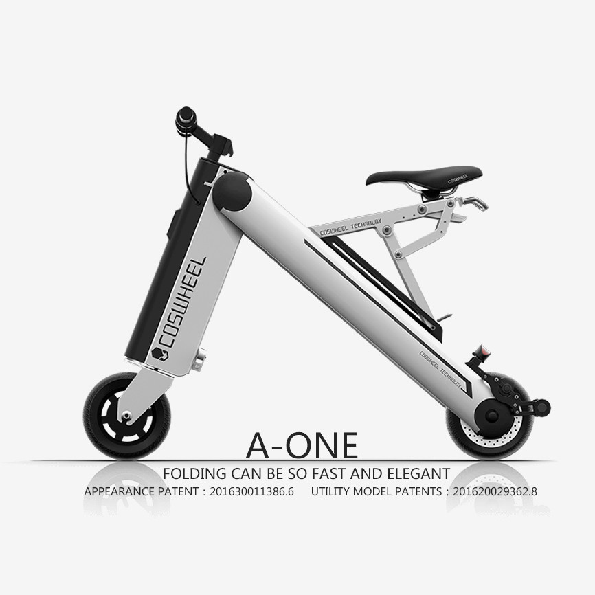 TECHONE COSWHEEL A-ONE獨特的折疊設計智能代步車便攜助力電動折疊車10吋高配