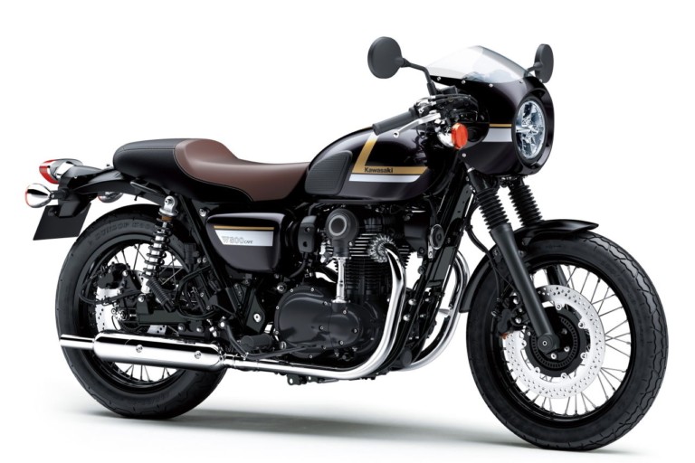 Kawasaki W800 ブラックタンク ゴールドストライプ