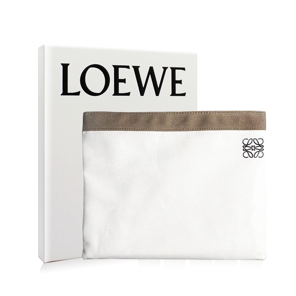 LOEWE 時尚低奢經典簡約風格帆布手拿包