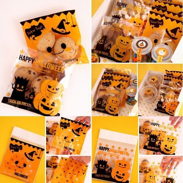 餅干包裝袋 萬聖系列 10*10cm 20枚一包售 自黏包裝袋 想購了超級小物