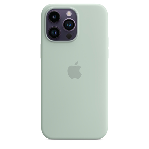 iPhone 14 Pro Max MagSafe 矽膠保護殼 - 石蓮色